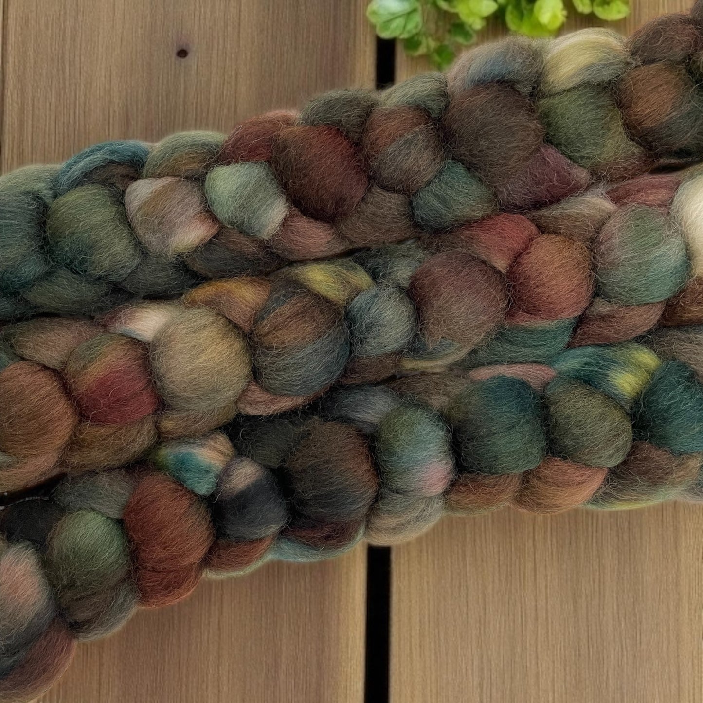 Woodland Shadows - 100% Corriedale Wool - Spinning Fibre/Fiber