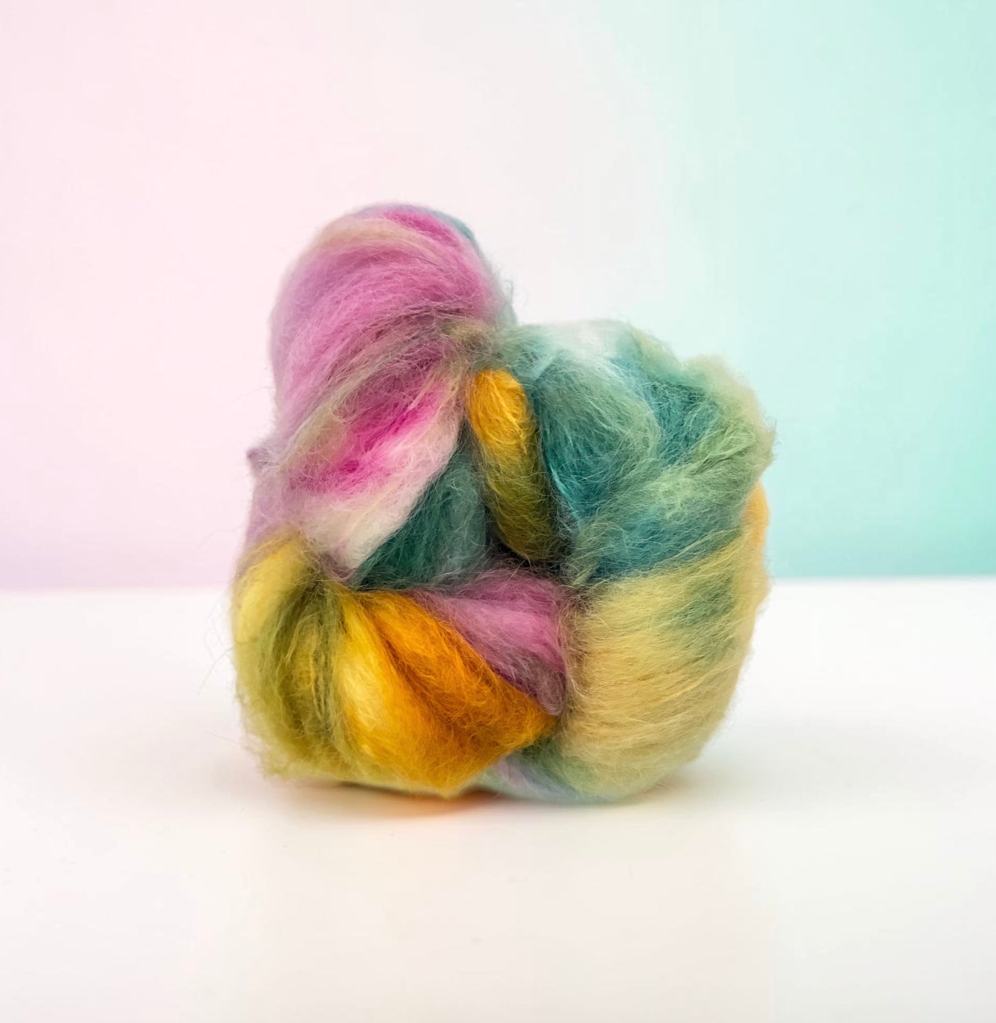 Sun-Dappled Garden - Mohair- Double Knit Weight.