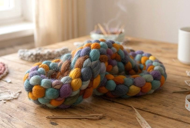 Enchanted - 100% Corriedale Wool Spinning Fibre/Fiber