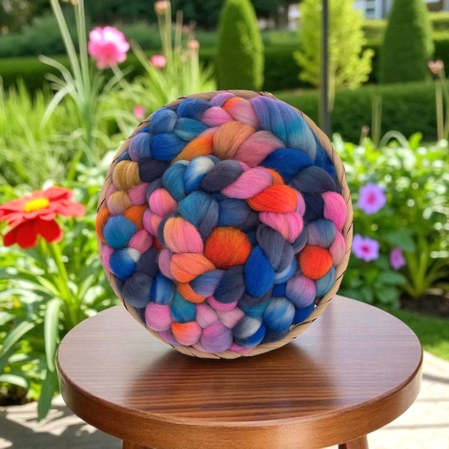 Rainbow Party - 100% Cormo Wool Spinning Fibre/Fiber