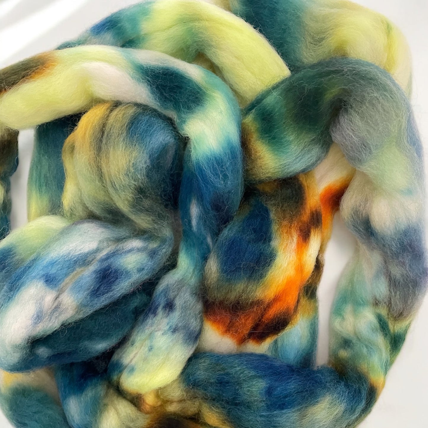 Jungle - 100% Corriedale Wool - Spinning Fibre/Fiber