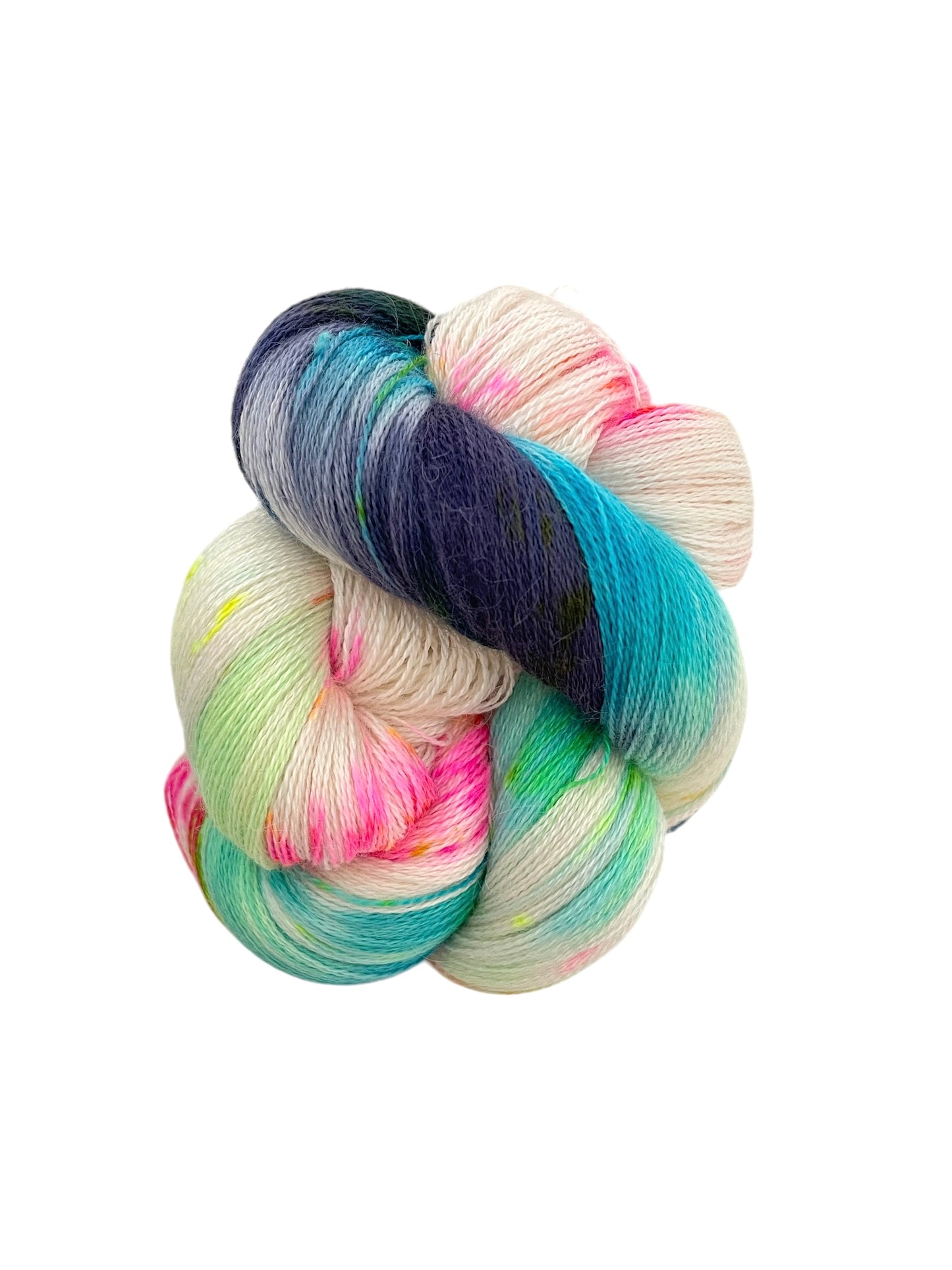 Sparkling Blue - Alpaca/Merino/Silk Lace Weight