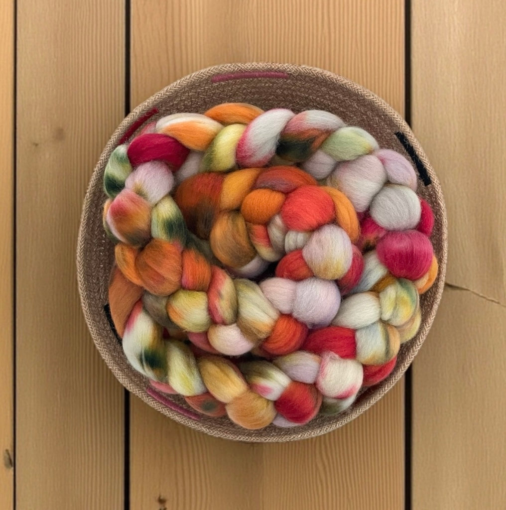 Fireside Cider - 100% Merino Spinning Fibre/Fiber - 130g