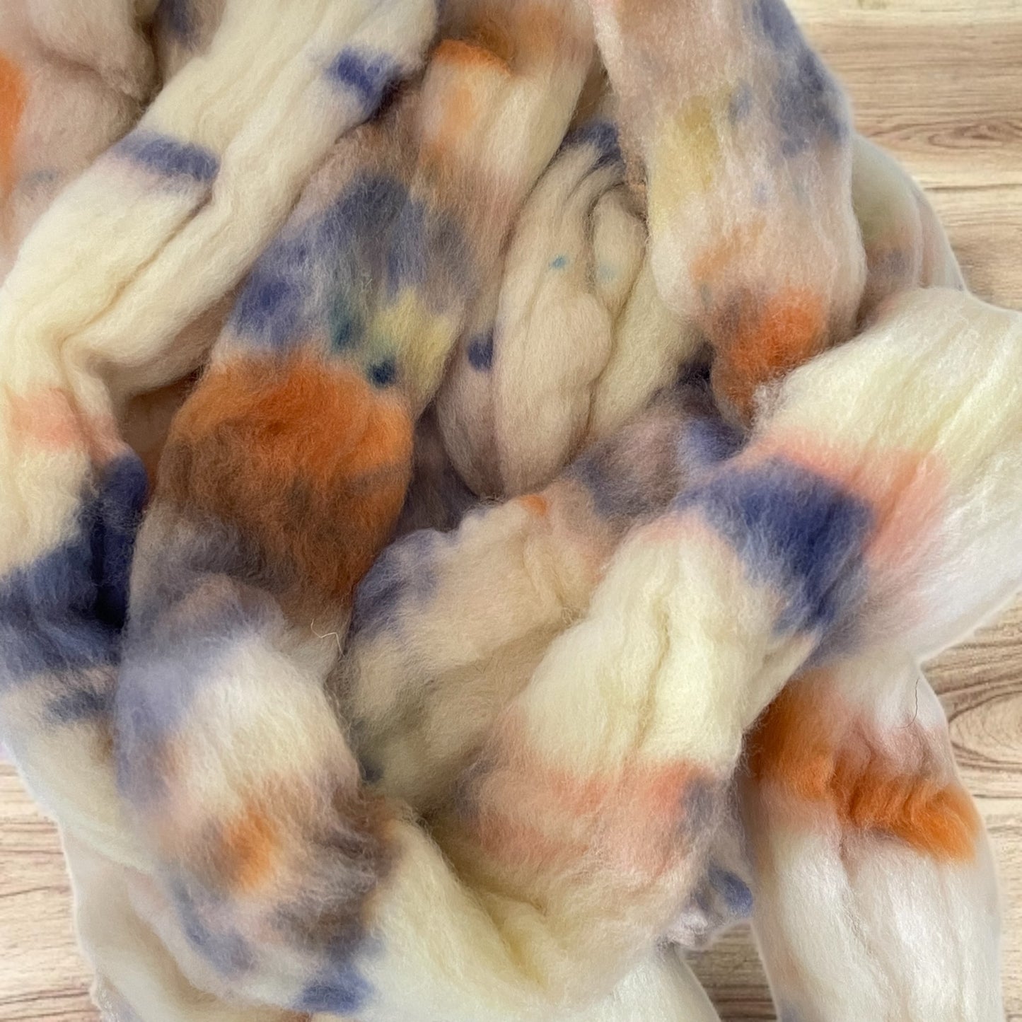 Marshmallow Cocoa - 100% Cormo Wool Fibre/Fiber