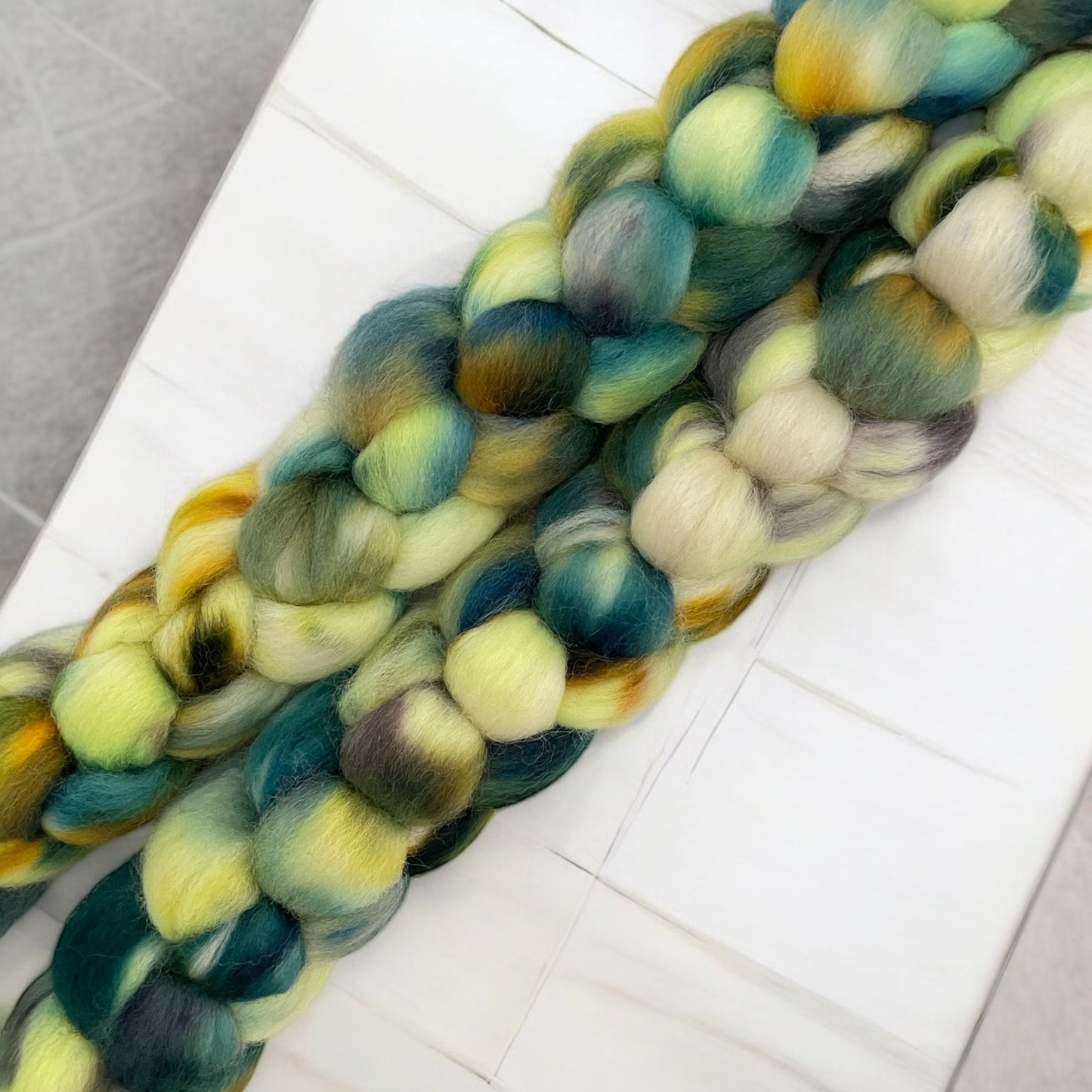 Jungle - 100% Corriedale Wool - Spinning Fibre/Fiber