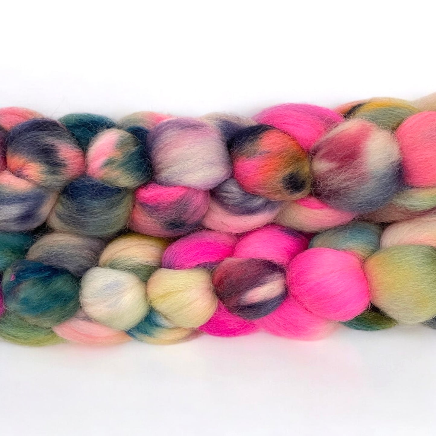 Happy 02 - 100% Corriedale Wool - Spinning Fibre/Fiber