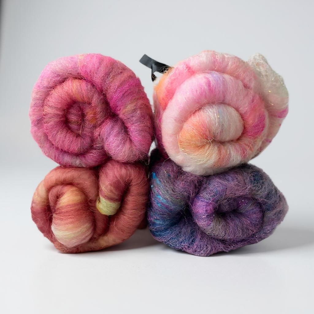 Mystery Mini Batts - Spinning Fibre/Fiber