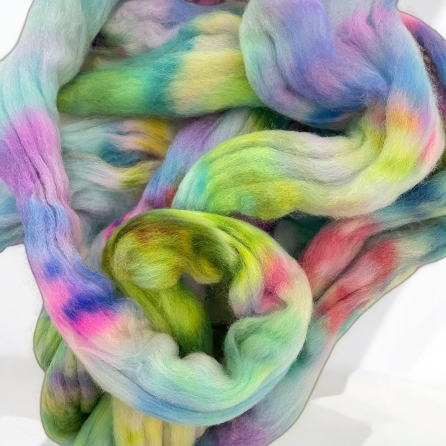 Island Paradise - 100% Merino Wool Top Spinning Fibre/Fiber
