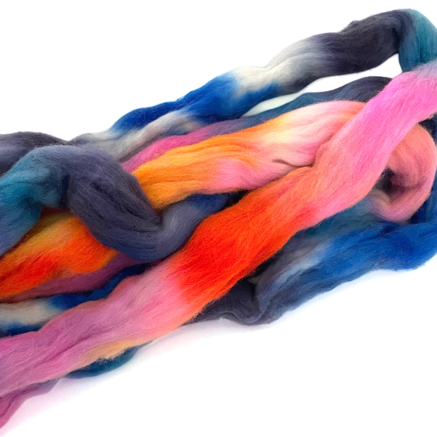 Rainbow Party - 100% Cormo Wool Spinning Fibre/Fiber