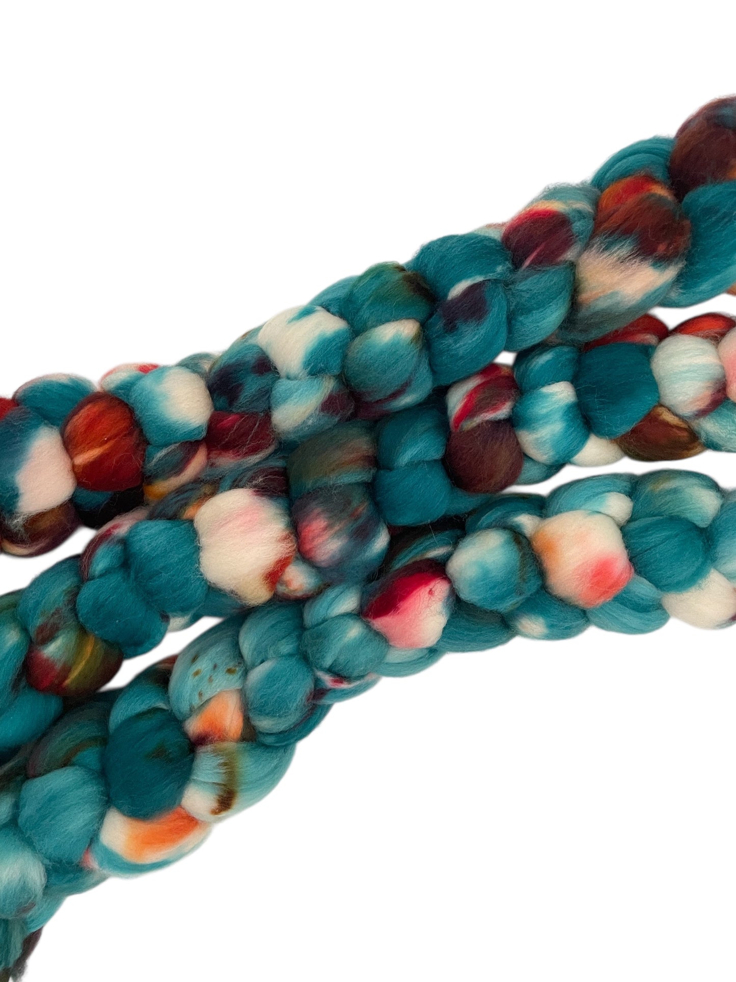 Lagoon Sunset - 100% Superwash Merino Wool Spinning Fibre/Fiber