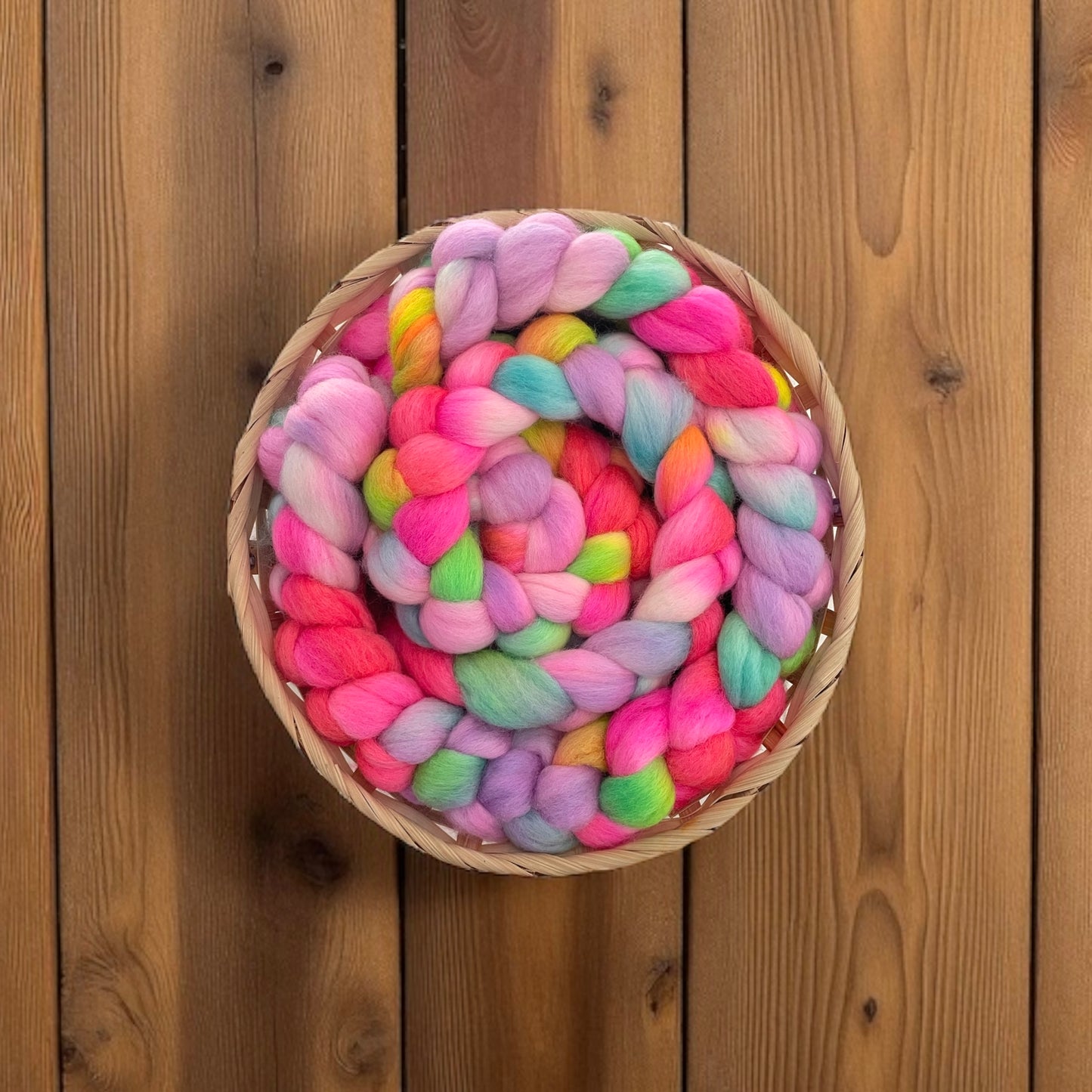 Candy Carnival - 100% Corriedale Wool - Spinning Fibre/Fiber