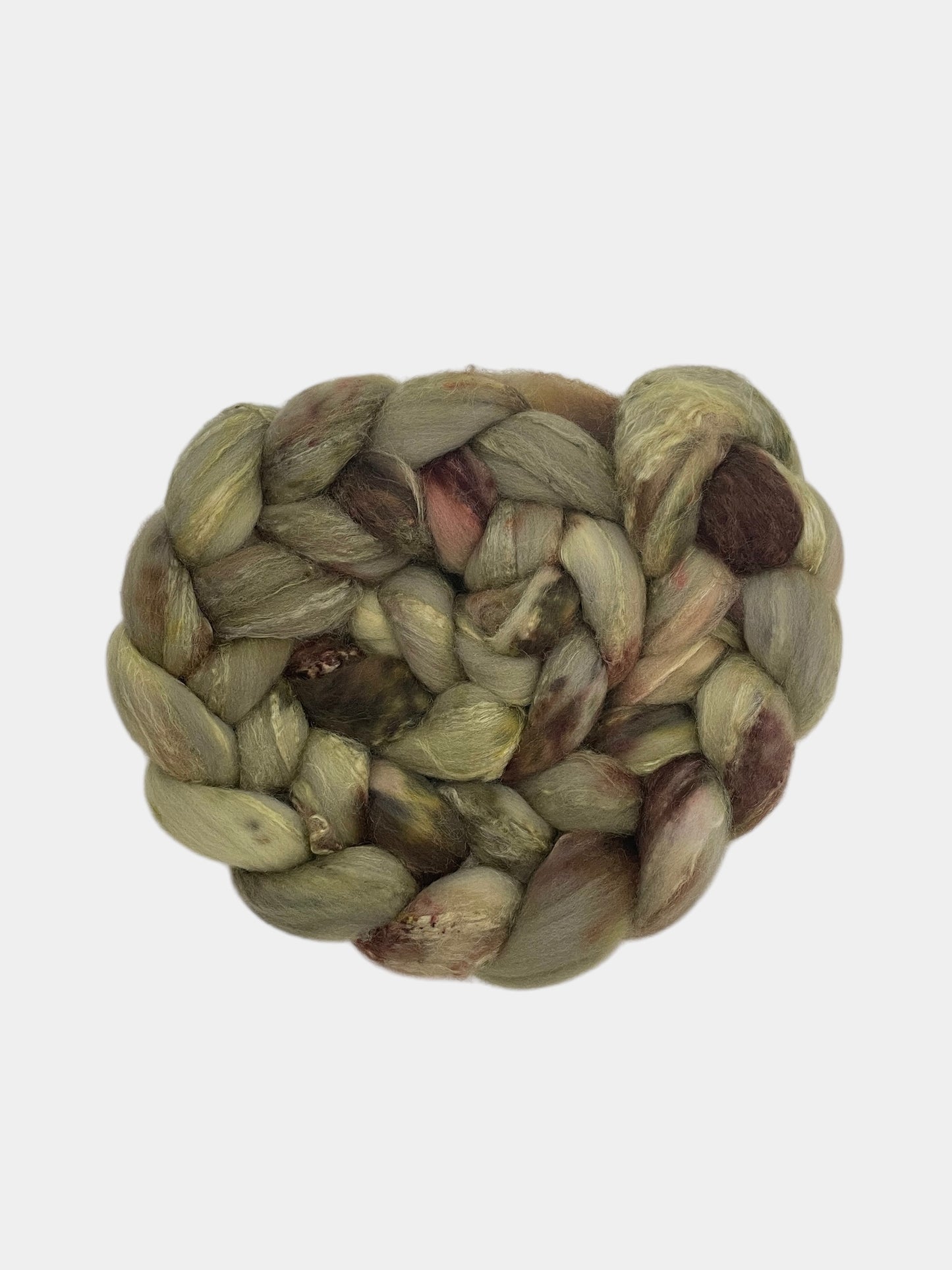 Herb Garden - 70% Merino Wool 30%Tussah Silk Top Spinning Fibre/Fiber