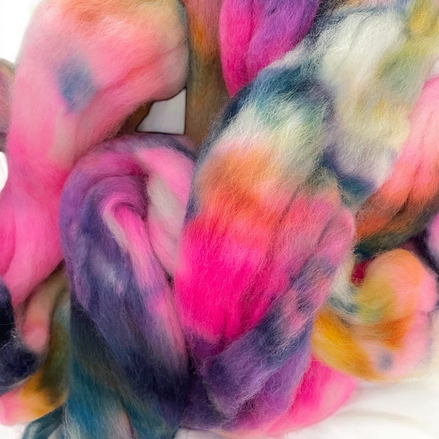 Happy 02 - 100% Corriedale Wool - Spinning Fibre/Fiber