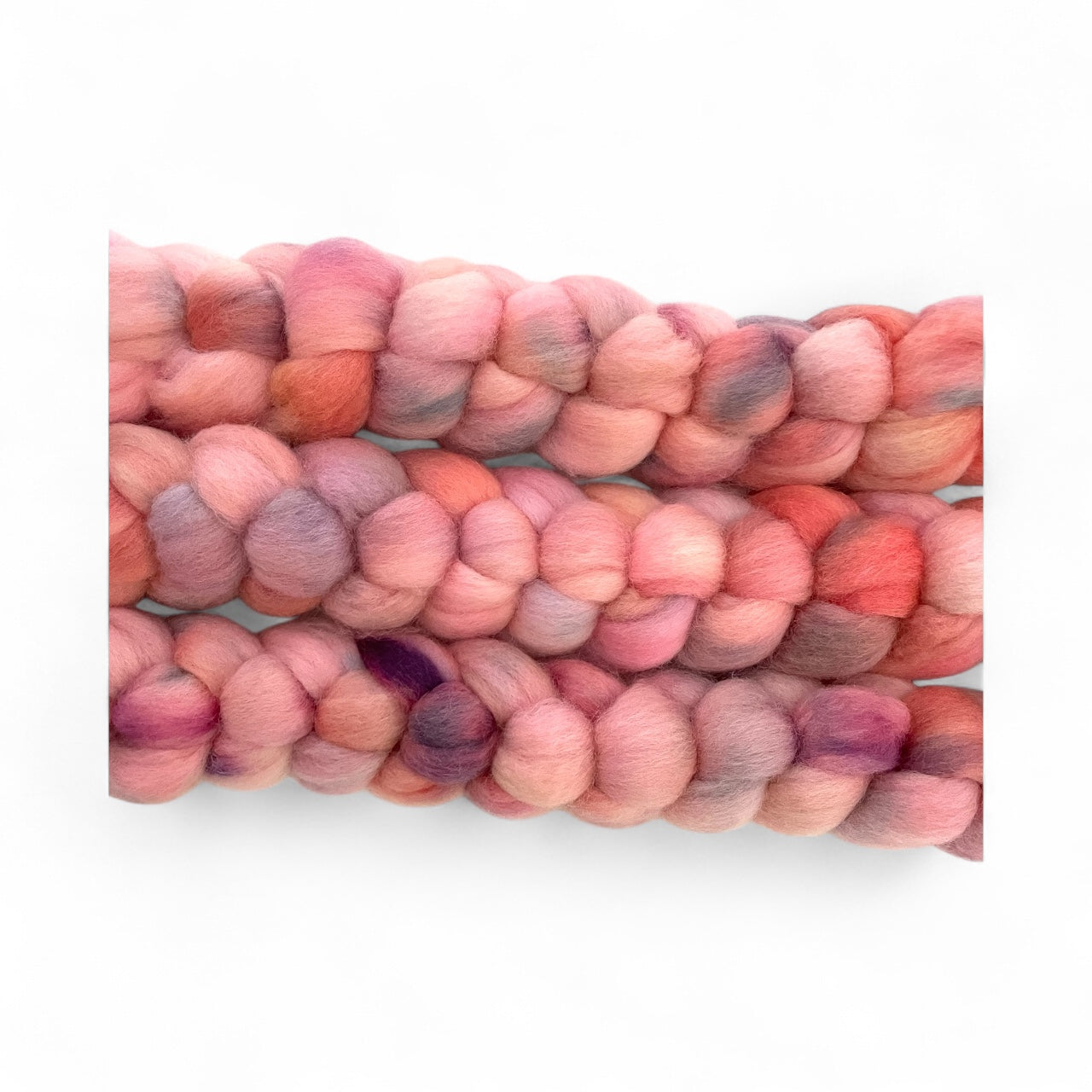 Pink Macron - 100% Corriedale Wool - Spinning/Felting Fibre/Fiber