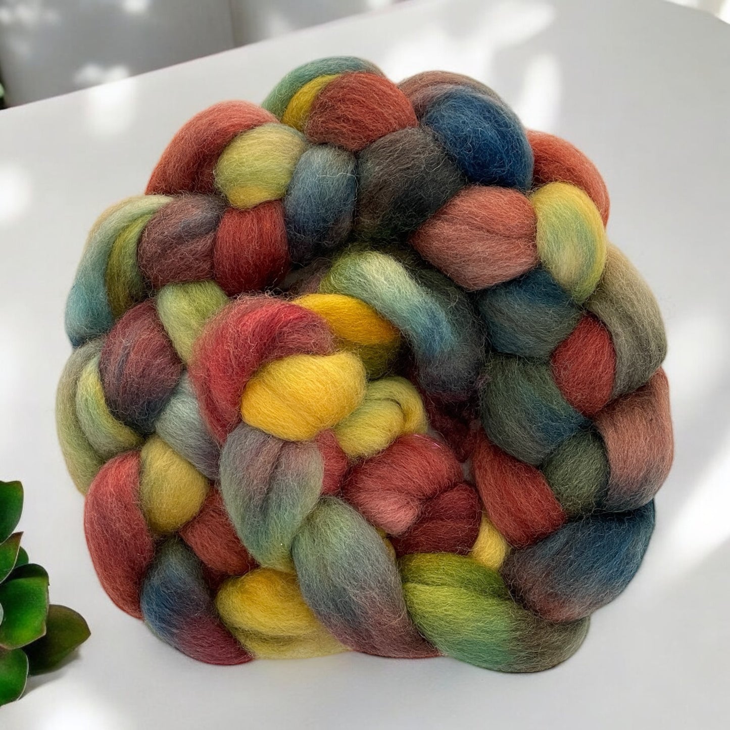 On The Terrace- 100% Corriedale Wool Spinning Fibre/Fiber