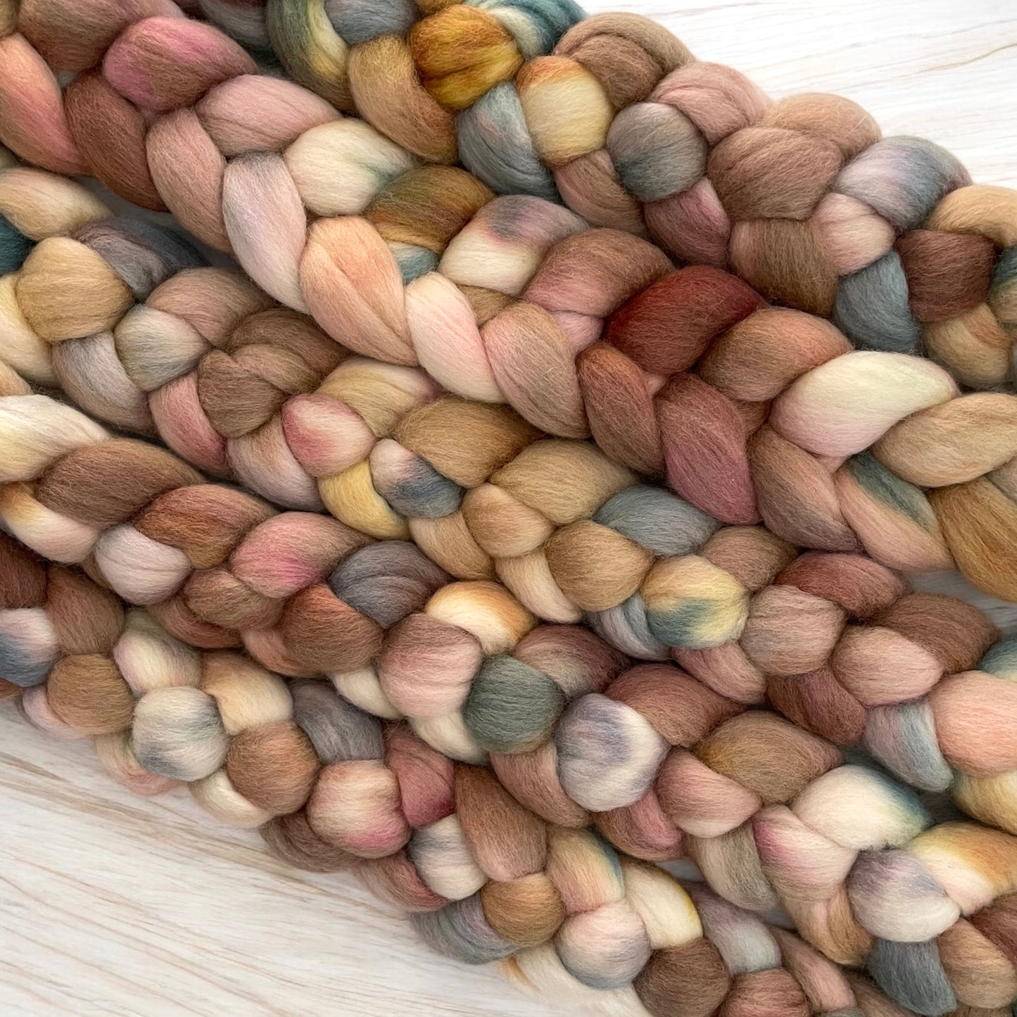 Dusty Path - 100% Merino Wool Top Spinning Fibre/Fiber