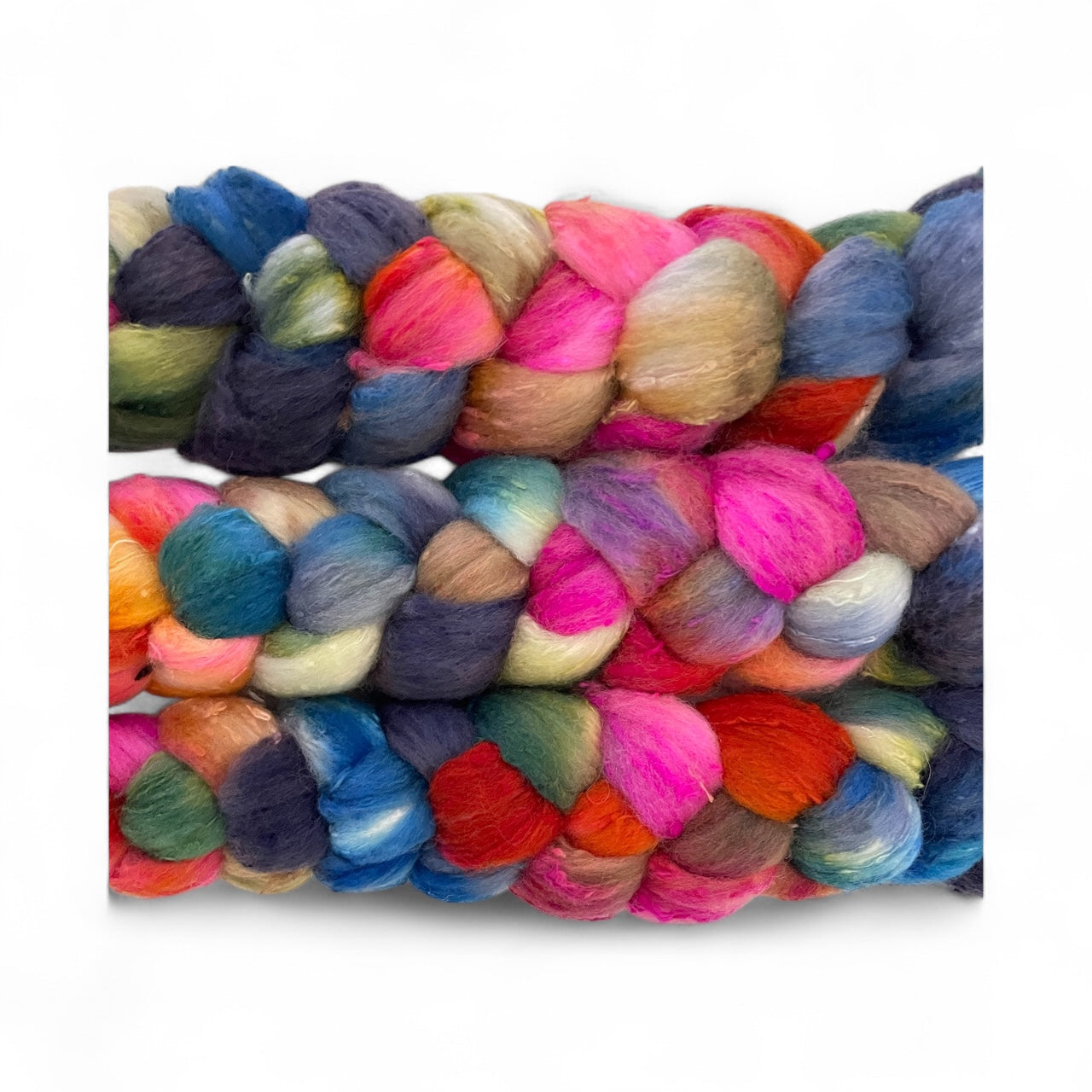 Tropical Bird - Merino Wool & Silk Slubs - Spinni Fibre/Fiber