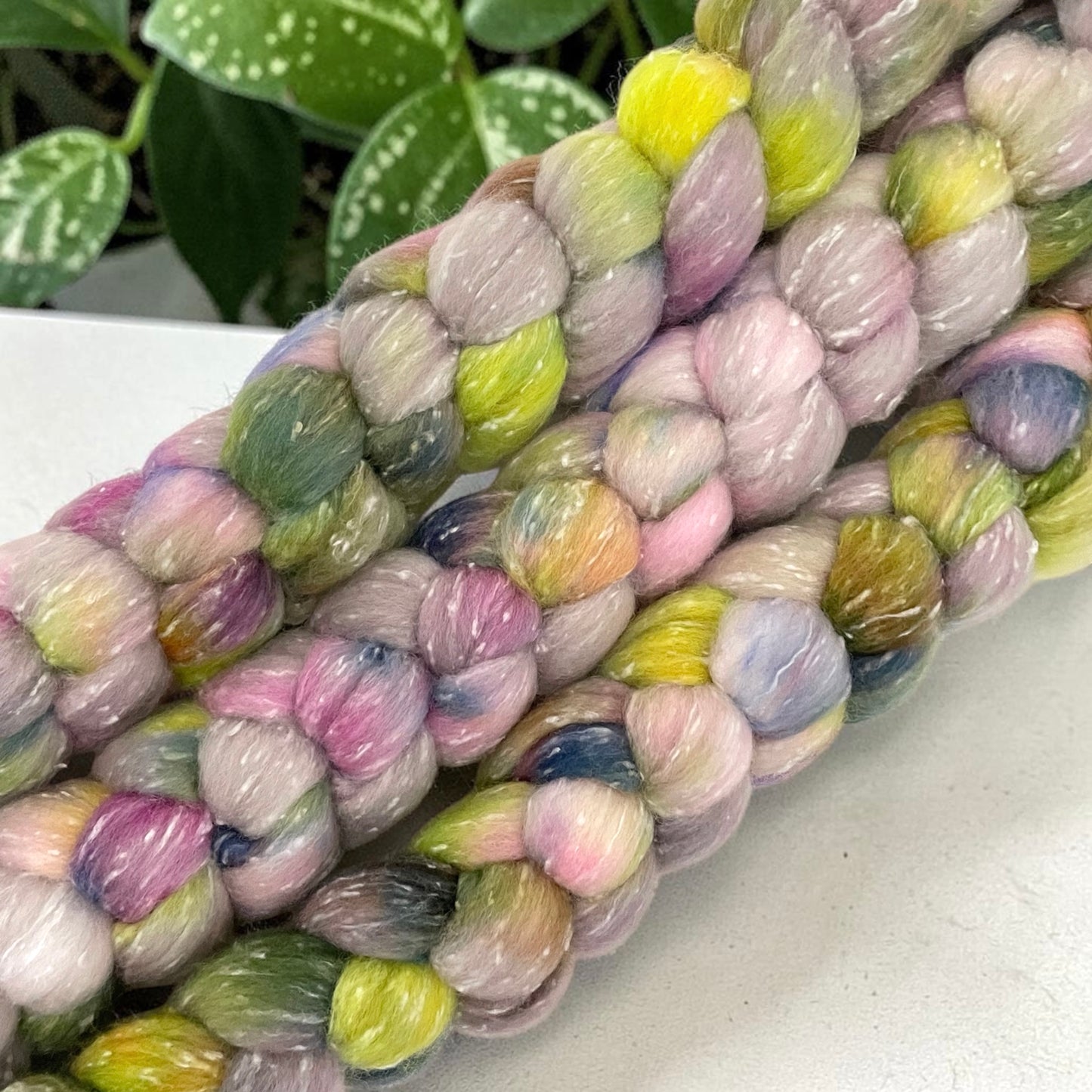 Stardust Fog - 80% American Wool/ 20% Viscose -Top Spinning Fibre/Fiber