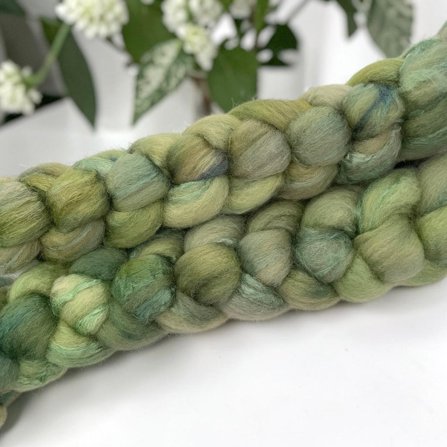 Tulgey Wood - 70% BFL Wool 30% Tussah Silk- Fibre/Fiber (Copy)
