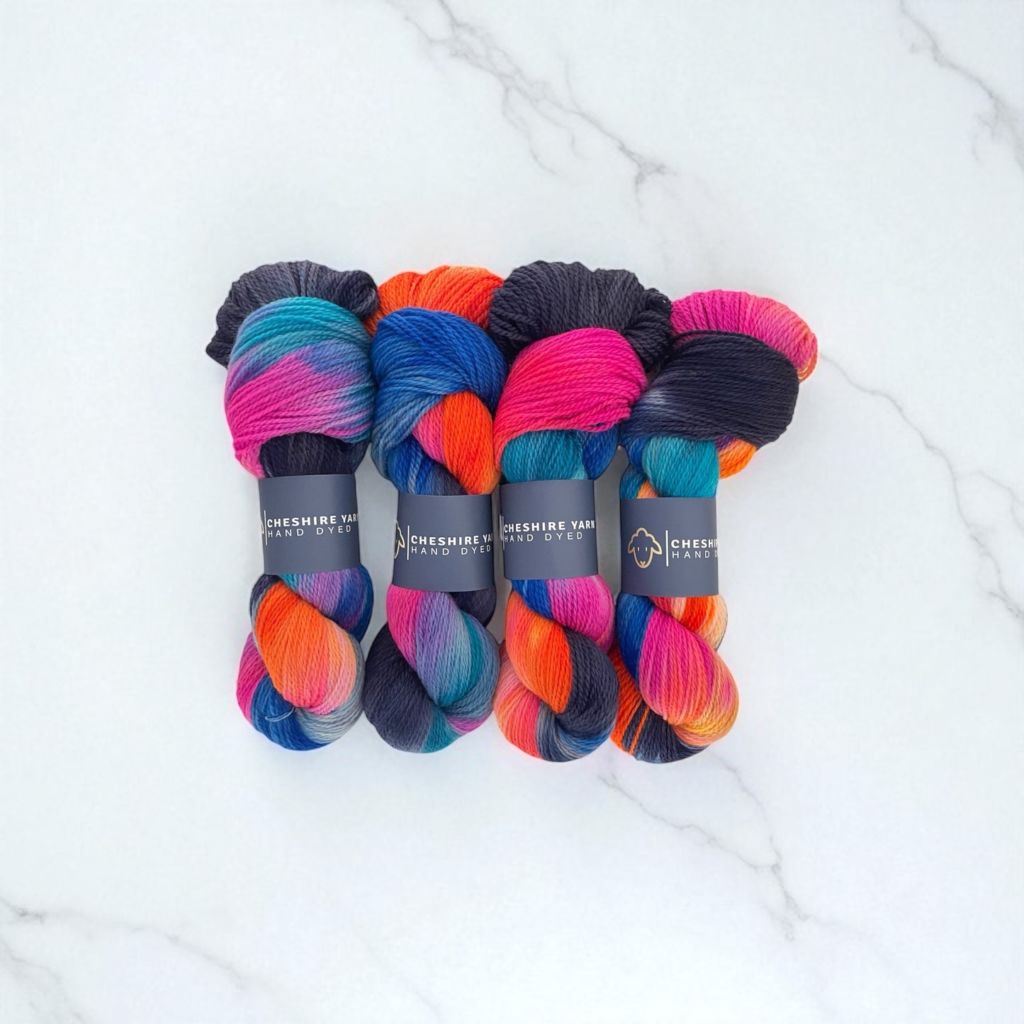 Rainbow Party - Highland Wool - Fingering/Sock Weight
