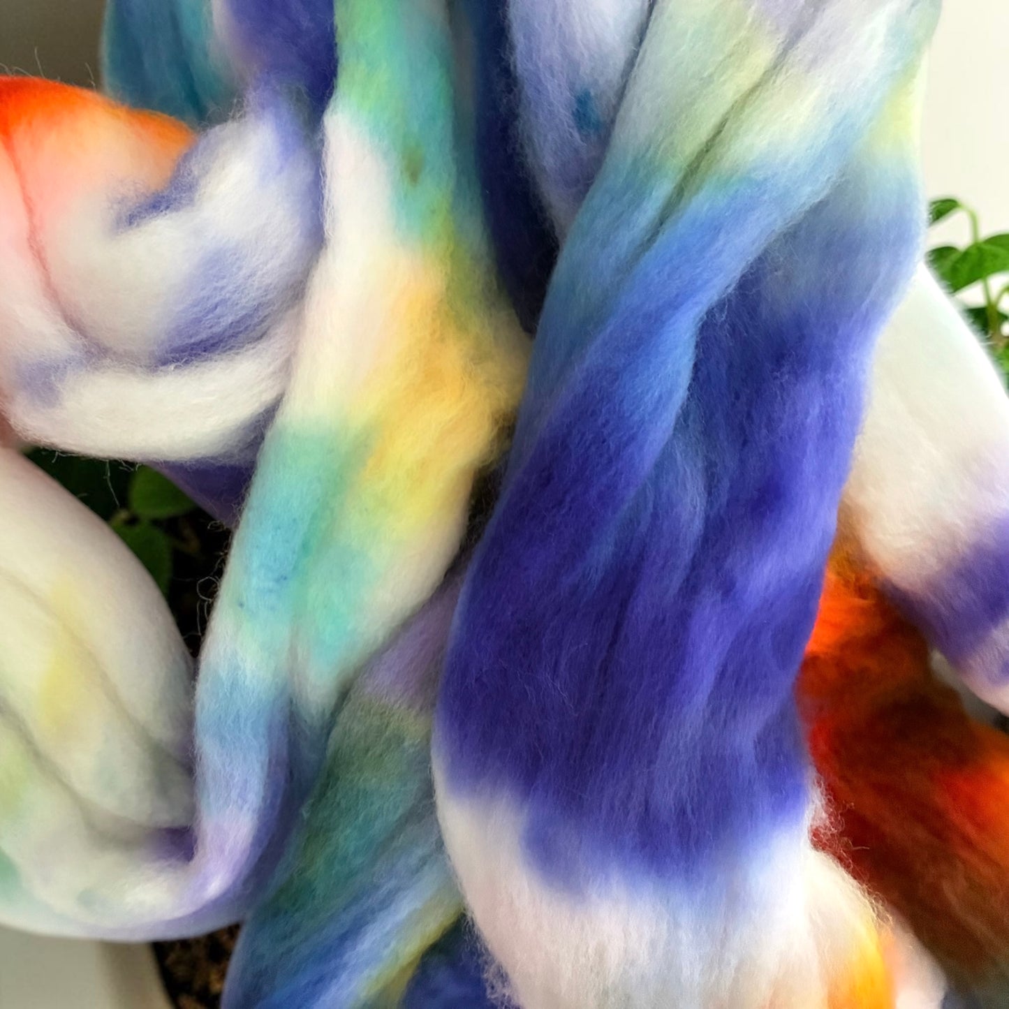 Volcanic Ice - 70% SW Merino Wool 20% Cashmere 10% Nylon Spinning Fibre/Fiber