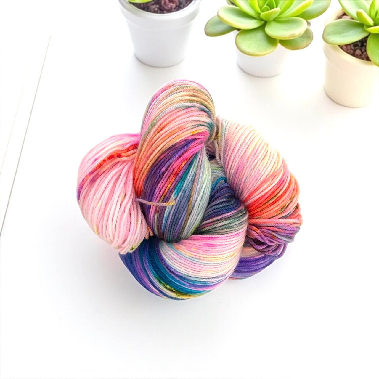Jelly Bean - Fingering Weight - Merino & Mulberry Silk.
