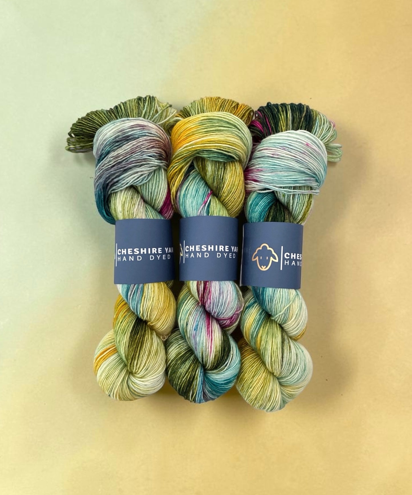 Sunlit Moss - Fingering Weight. - Single Ply 100% SW Merino