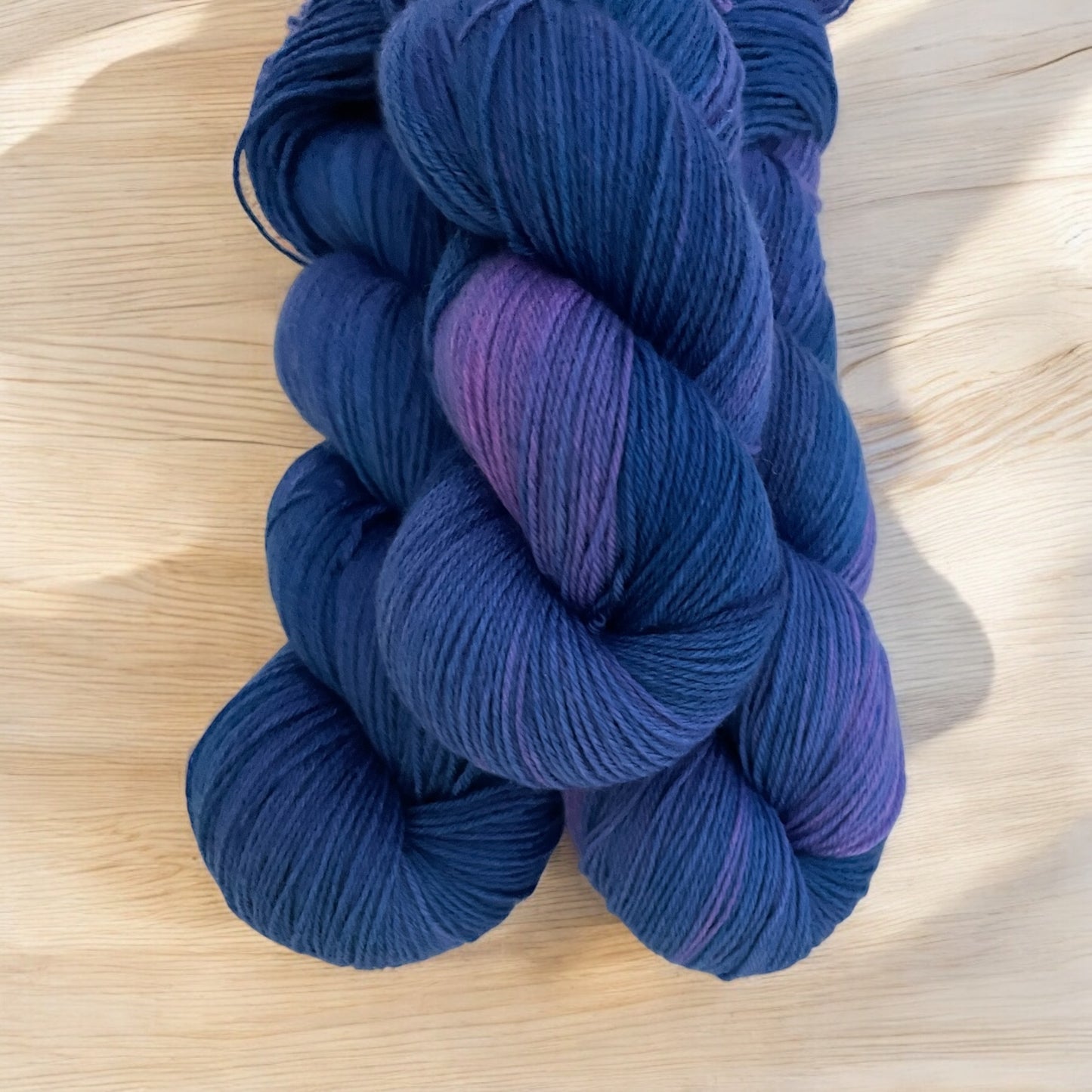 Blitz Blue - Cashmere Fingering/Sock Weight