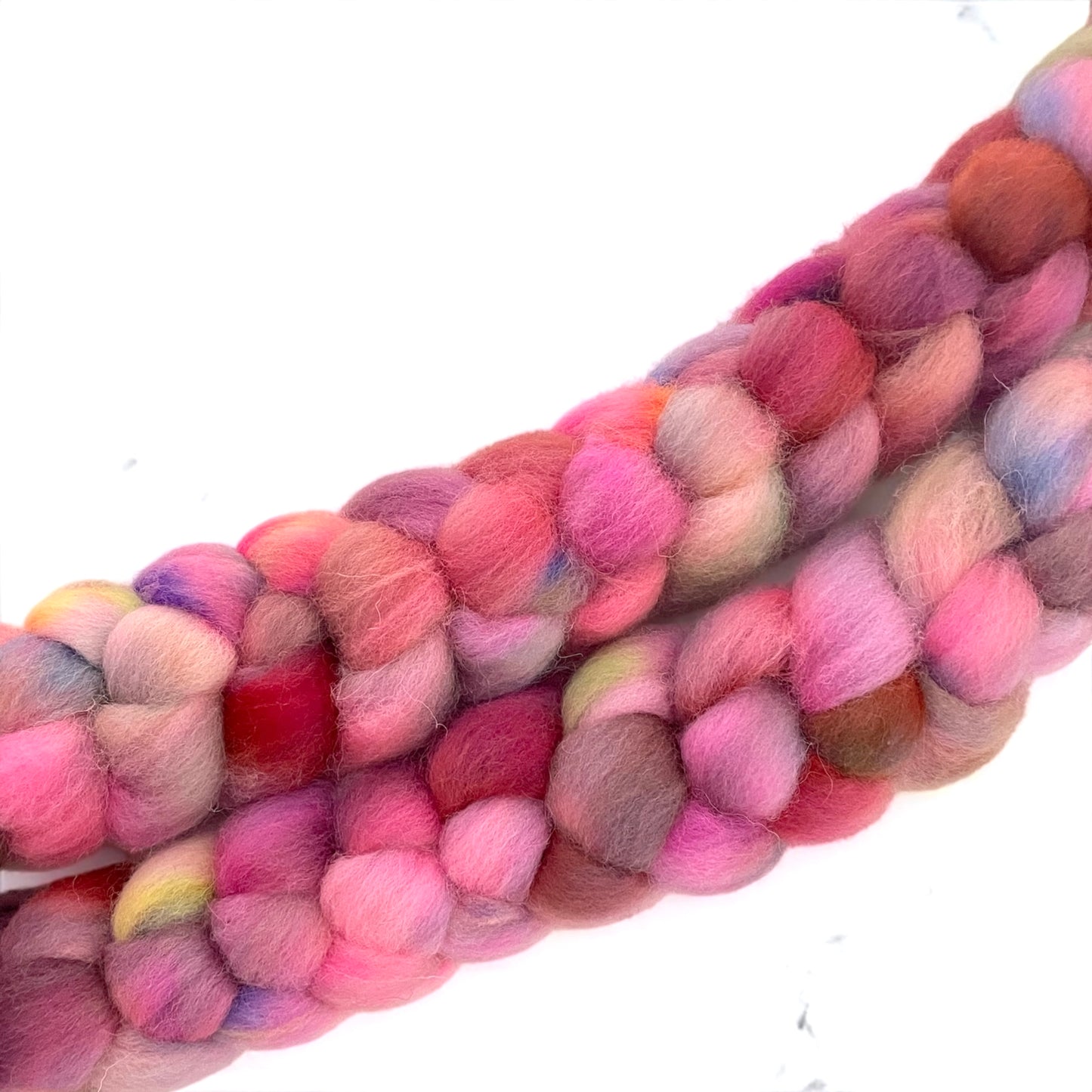 Winter Rose - 100% Finnish Wool Top - Spinning/Felting Fibre/Fiber