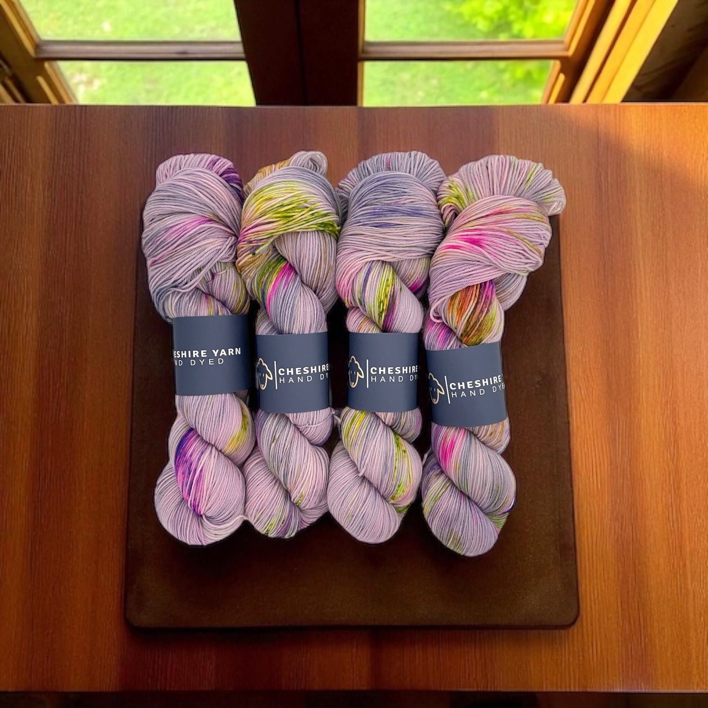 Violet Spray - Cashmere Fingering/Sock Weight