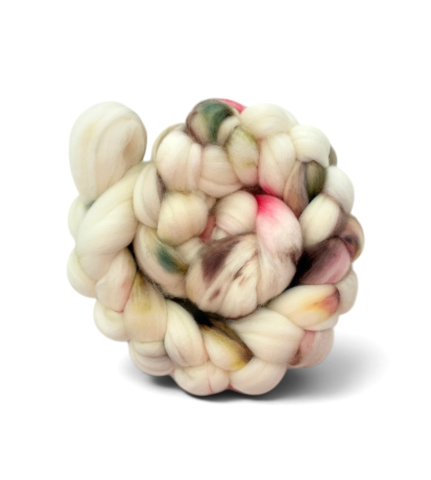 Garden Mint & Peony - 70% SW Merino Wool 20% Cashmere 10% Nylon Spinning Fibre/Fiber