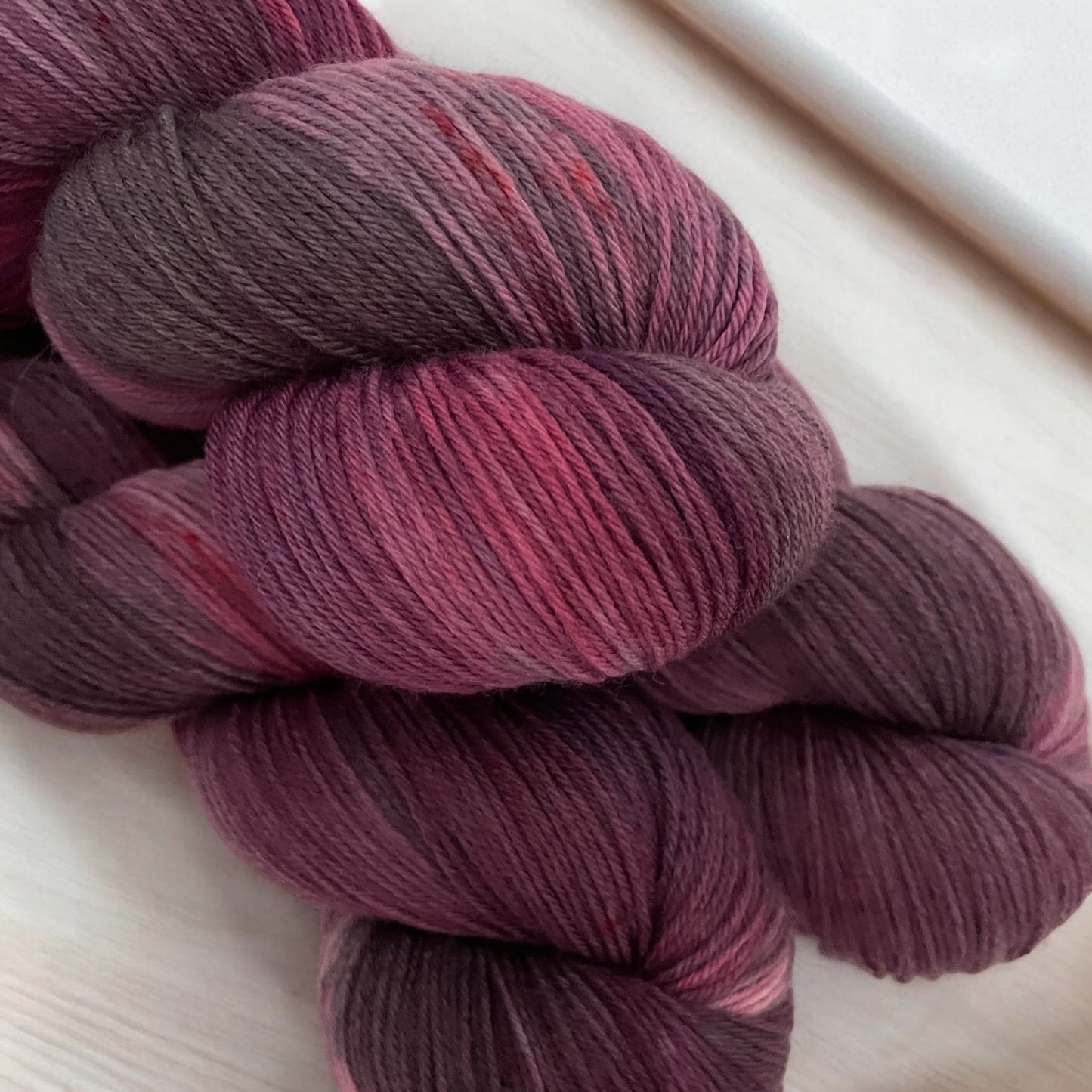 Plumtastic - Cashmere Fingering/Sock Weight