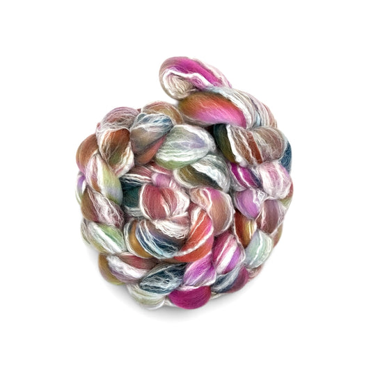 Cosmic Frost - 70% Merino Wool  30% Bamboo - Fibre/Fiber