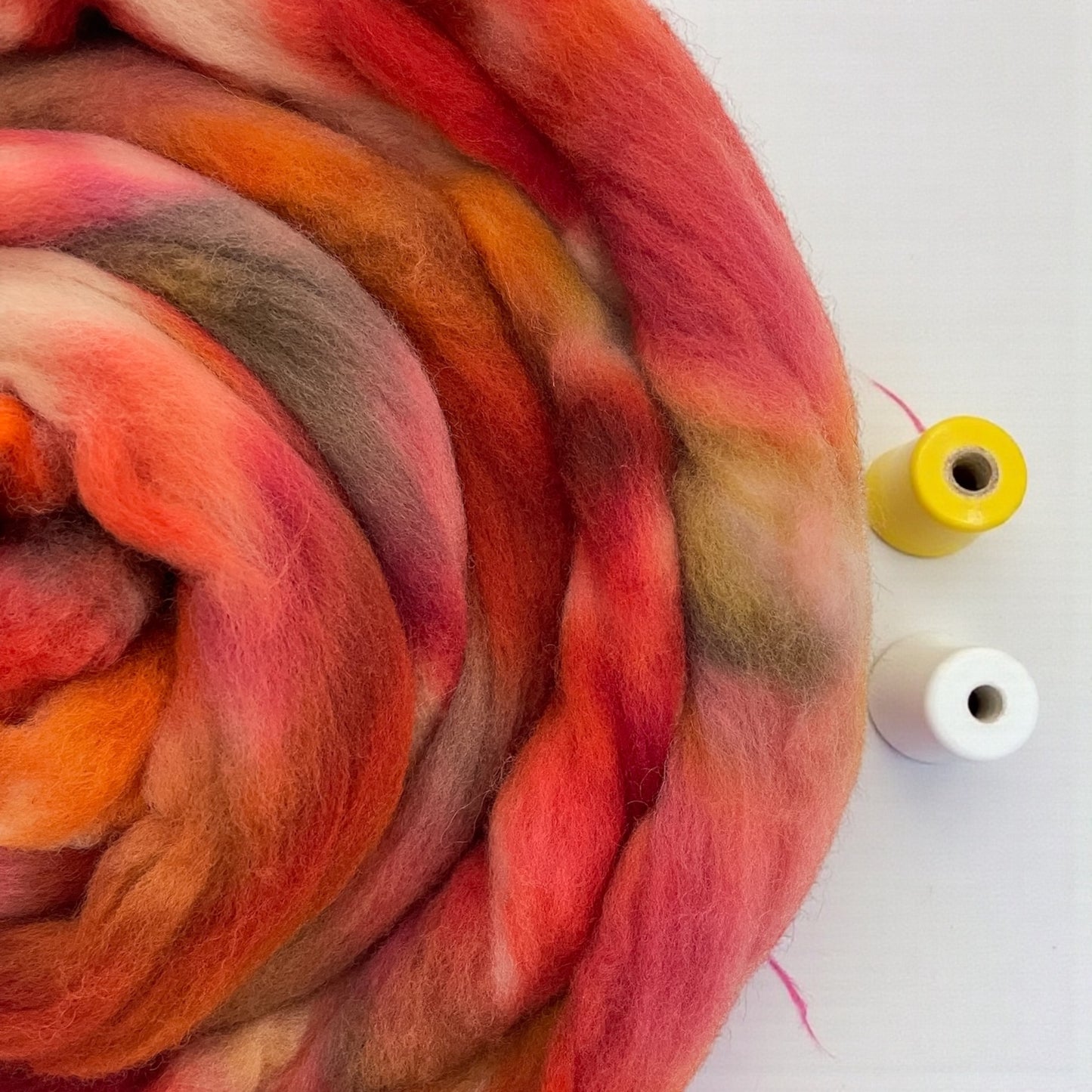 Dragon's Breath - 100% Cormo Wool Fibre/Fiber - 100g