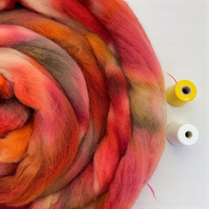 Dragon's Breath - 100% Cormo Wool Fibre/Fiber - 100g