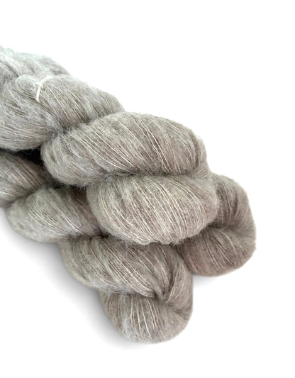 GREY MORNING - Lace Weight - Alpaca/Silk/Merino/Yak