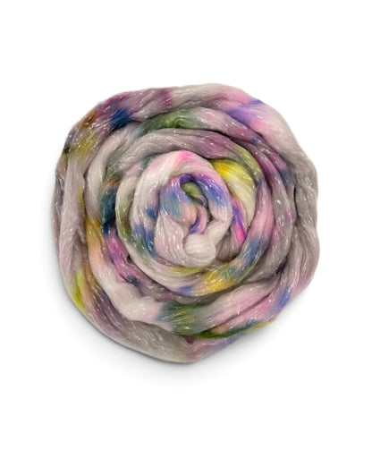 Stardust Fog - 80% American Wool/ 20% Viscose -Top Spinning Fibre/Fiber
