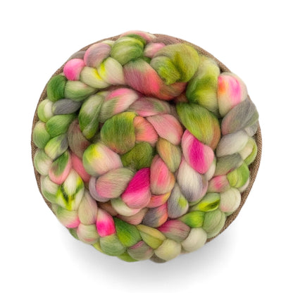 Birthday Bouquet -100% Corriedale Wool Top Spinning Fibre/Fiber