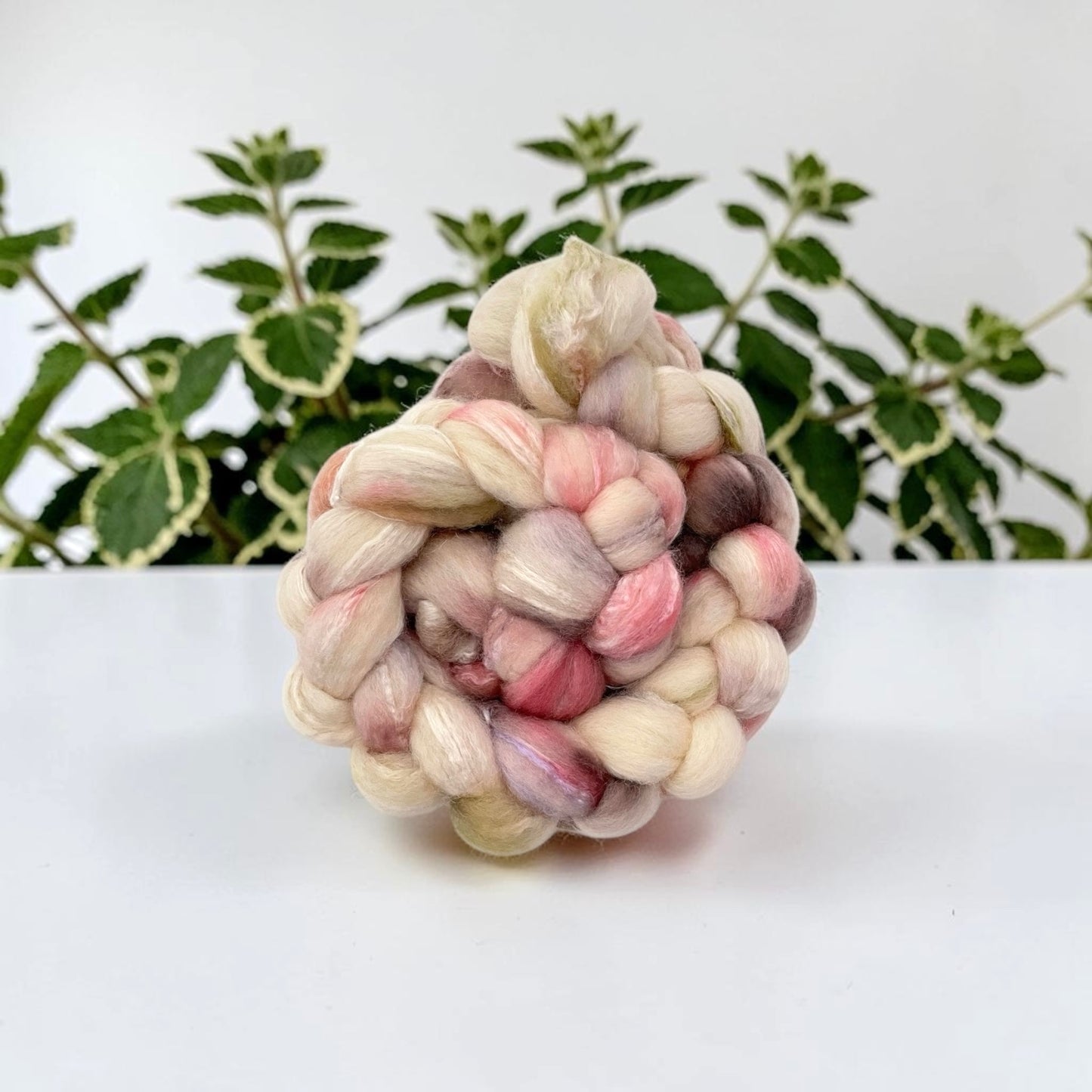 Rhubarb Fool - 70% Blue Faced Leicester Wool & 30% Tussah Silk