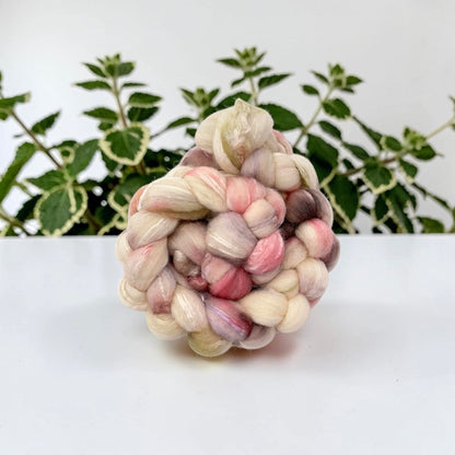 Rhubarb Fool - 70% Blue Faced Leicester Wool & 30% Tussah Silk