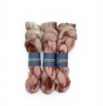 Dusty Bloom - Lace Weight - Suri Alpaca & Mulberry Silk.