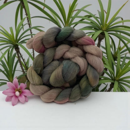 Dusty Library -100% Corriedale Wool Top Spinning Fibre/Fiber