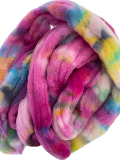 Happy 07 - 100% Cormo Wool  Spinning Fibre/Fiber