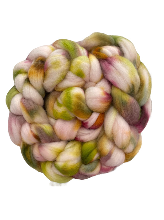 Morning Meadow - 100%  Polwarth Wool Spinning Fibre/Fiber