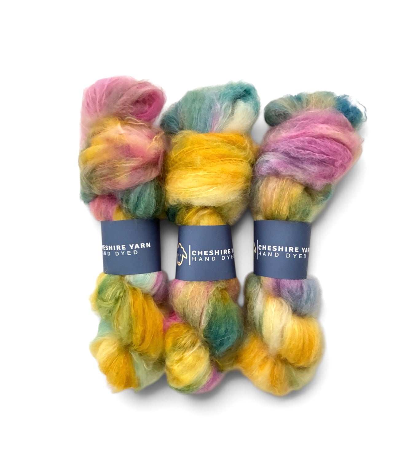 Sun-Dappled Garden - Mohair- Double Knit Weight.