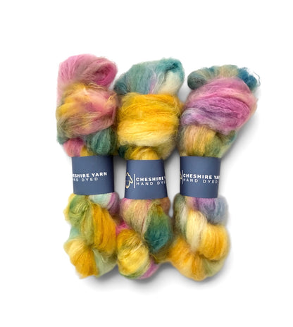 Sun-Dappled Garden - Mohair- Double Knit Weight.