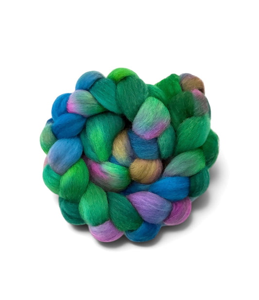 Secret Garden - 100% Corriedale Wool Top Spinning/Felting Fibre/Fiber