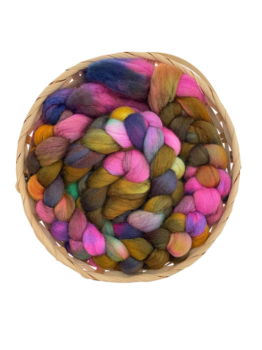 Night Festival - 100% Corriedale Wool - Spinning Fibre/Fiber