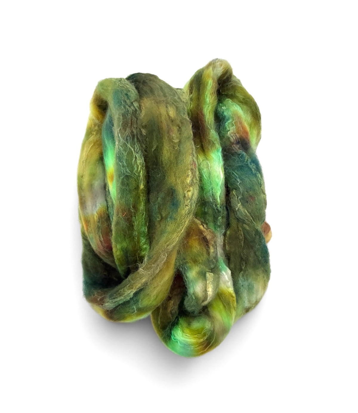 Tangled Ivy - 70% BFL Wool 30% Tussah Silk - Fibre/Fiber