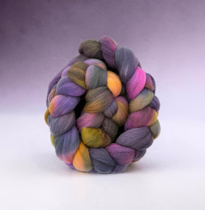 Enchanted Dusk - 100% Targhee Wool Top Wool Spinning Fibre/Fiber